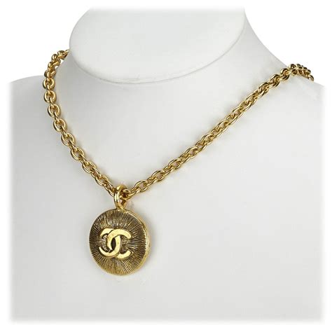 vintage necklace chanel|vintage chanel necklace for sale.